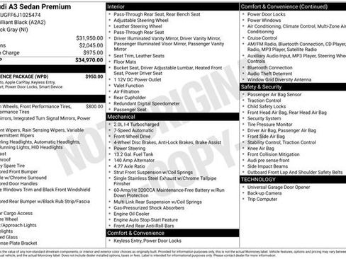 Used 2018 Audi A3 2.0T Premium w/ Convenience Package image 5