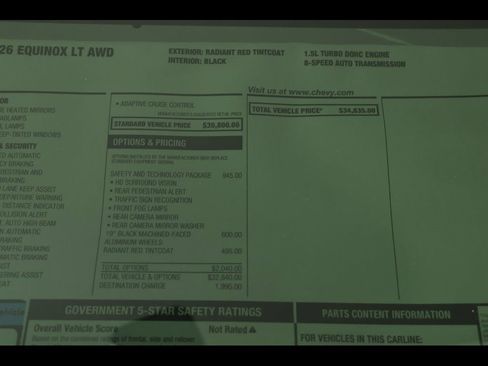 New 2026 Chevrolet Equinox LT w/ Safety and Technology Package AWD/4WD image 24