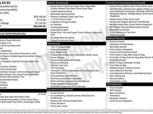 Used 2023 Kia K5 EX FWD image 6