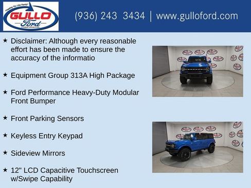 Used 2022 Ford Bronco Outer Banks image 10