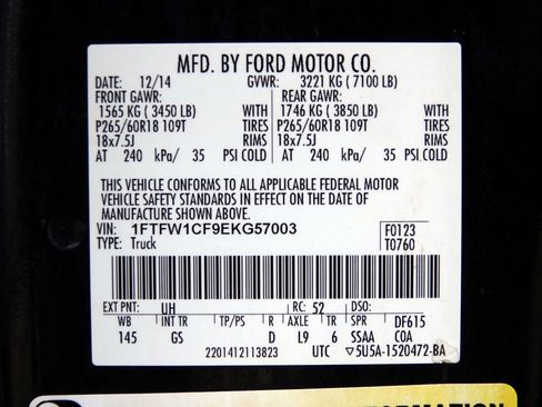 Used 2014 Ford F150 XLT w/ Equipment Group 302A Luxury image 40