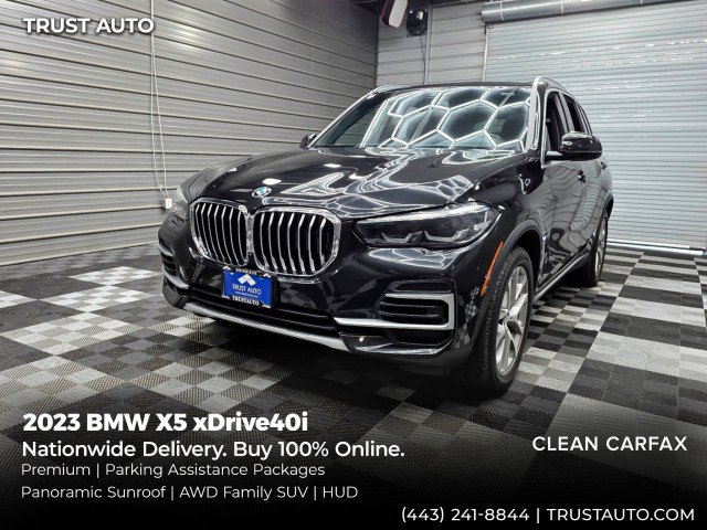 Used 2023 BMW X5 xDrive40i w/ Premium Package AWD/4WD image 1