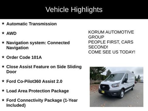 New 2026 Ford Transit 250 148 Medium Roof Extended AWD w/ Load Area Protection Package image 4