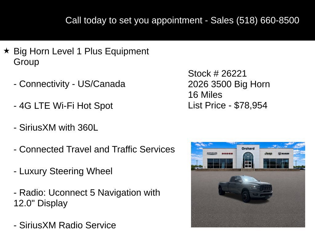 New 2026 RAM 3500 Big Horn AWD/4WD image 30