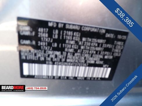 New 2026 Subaru Crosstrek 2.5i Wilderness image 45