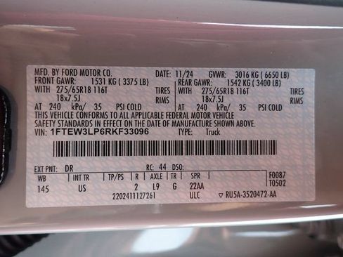 Used 2024 Ford F150 XLT w/ Equipment Group 302A MID AWD/4WD image 24