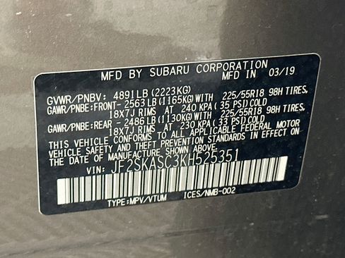 Used 2019 Subaru Forester Limited w/ Popular Package #3 AWD/4WD image 12