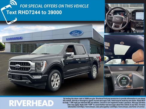 Used 2021 Ford F150 Platinum w/ Equipment Group 701A High image 1