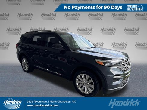 Used 2022 Ford Explorer Limited w/ Equipment Group 301A AWD/4WD image 1