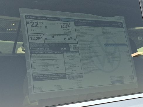 New 2026 Volkswagen Atlas SE AWD/4WD image 19