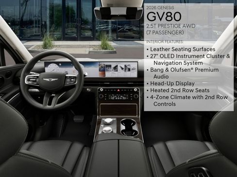 New 2026 Genesis GV80 2.5T Prestige image 15