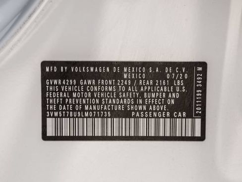 Used 2020 Volkswagen Jetta GLI FWD image 87