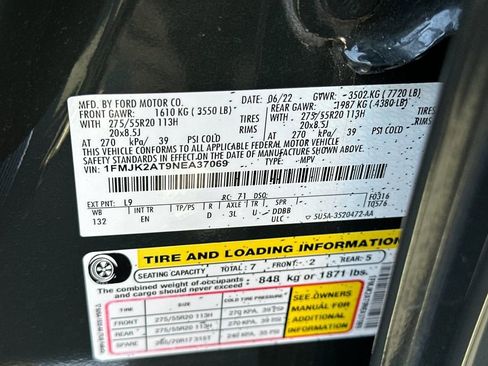 Used 2022 Ford Expedition Max Limited AWD/4WD image 29