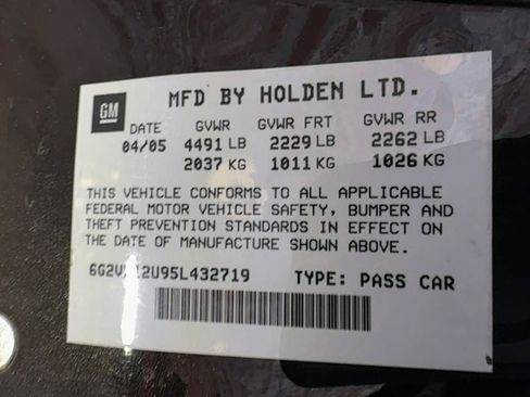 Used 2005 Pontiac GTO RWD image 47