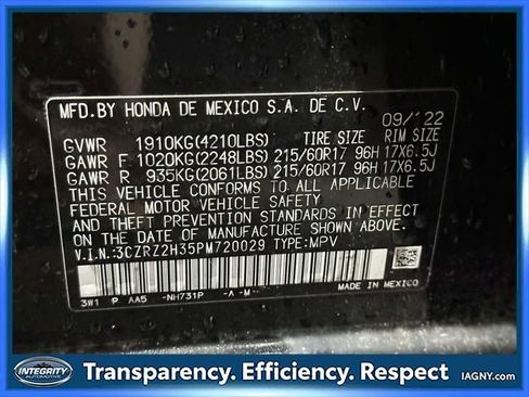 Used 2023 Honda HR-V LX image 30