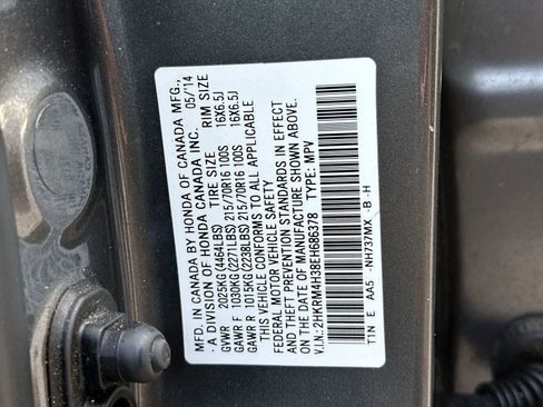 Used 2014 Honda CR-V LX image 2