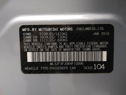 Used 2019 Mitsubishi Mirage G4 ES image 33