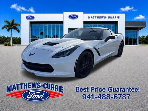 Used 2016 Chevrolet Corvette Stingray Coupe w/ Battery Protection Package RWD image 1