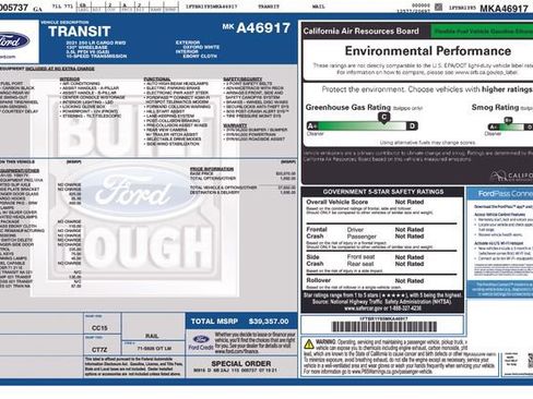 Used 2021 Ford Transit 250 Low Roof w/ Exterior Upgrade Package image 14