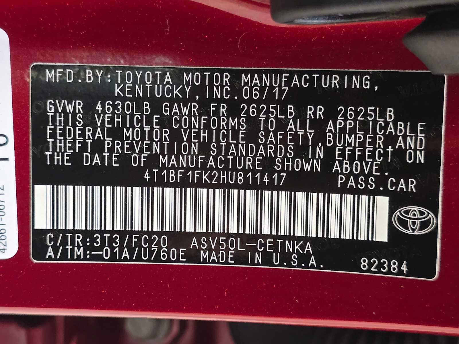 Used 2017 Toyota Camry LE FWD image 30