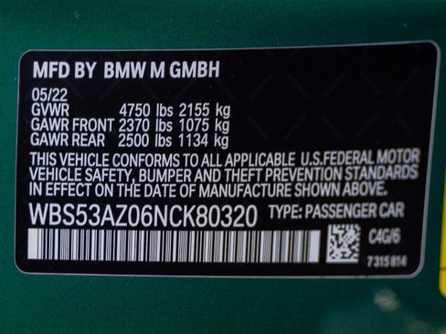 Used 2022 BMW M4 Coupe w/ Executive Package RWD image 32