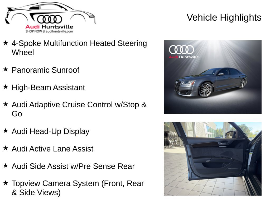 Used 2017 Audi A8 L 3.0T w/ Executive Package AWD/4WD image 12
