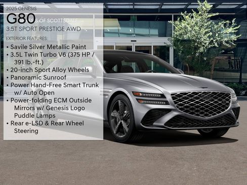 New 2025 Genesis G80 3.5T Sport Prestige image 3