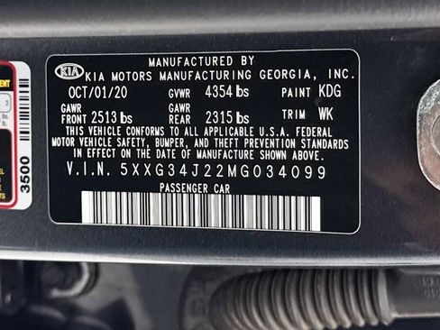 Used 2021 Kia K5 EX image 36