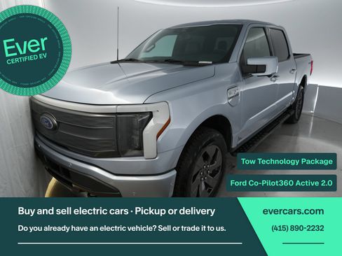 Used 2022 Ford F150 Lightning Lariat w/ Tow Technology Package AWD/4WD image 1