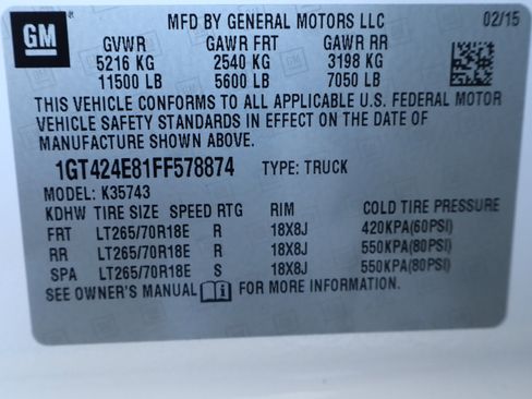 Used 2015 GMC Sierra 3500 Denali w/ Duramax Plus Package image 54