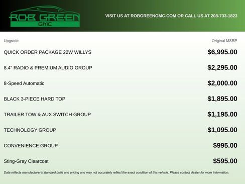 Used 2023 Jeep Wrangler Willys image 5