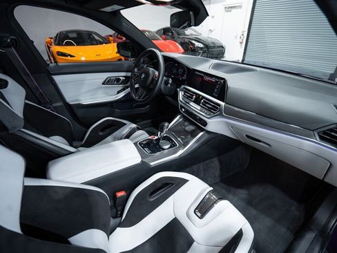 Used 2022 BMW M3 Competition w/ M Carbon Exterior Package RWD image 35