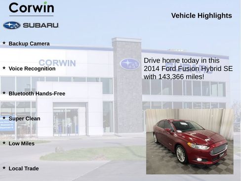 Used 2014 Ford Fusion SE w/ Equipment Group 502A FWD image 6