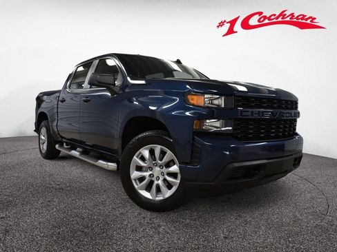Used 2021 Chevrolet Silverado 1500 Custom w/ LPO, Dark Essentials Package AWD/4WD image 1