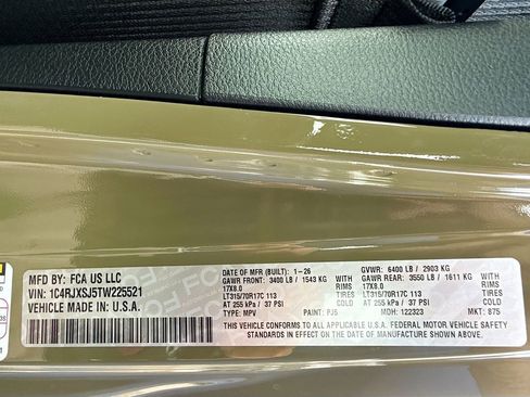 New 2026 Jeep Wrangler Unlimited Rubicon 392 w/ Quick Order Package 27X Moab AWD/4WD image 36