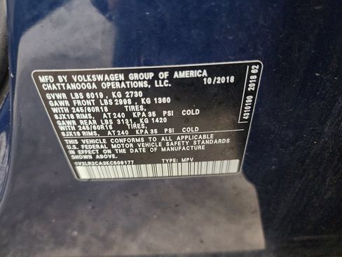 Used 2019 Volkswagen Atlas SE w/ Towing Package AWD/4WD image 42