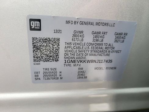 Certified 2022 Chevrolet Traverse Premier w/ Redline Edition image 27