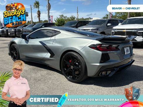 Used 2023 Chevrolet Corvette Stingray Premium Cpe w/ Engine Appearance Package RWD image 5