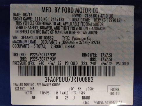 Used 2018 Ford Fusion S image 33