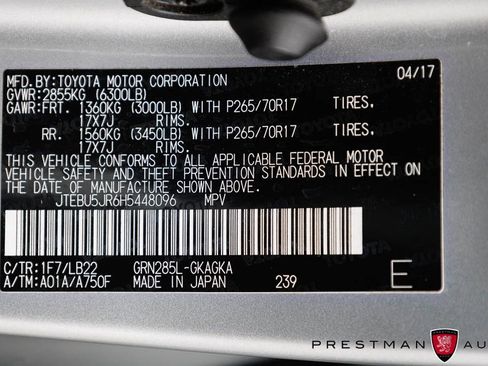 Used 2017 Toyota 4Runner SR5 Premium AWD/4WD image 47