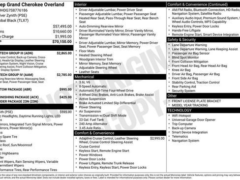 New 2025 Jeep Grand Cherokee Overland w/ Adv Protech Group III image 4