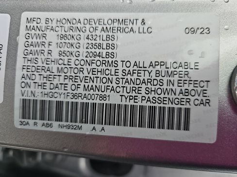 Used 2024 Honda Accord EX image 31