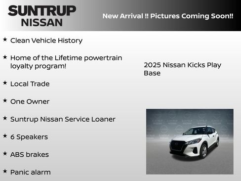 Certified 2025 Nissan Kicks Play S FWD image 6
