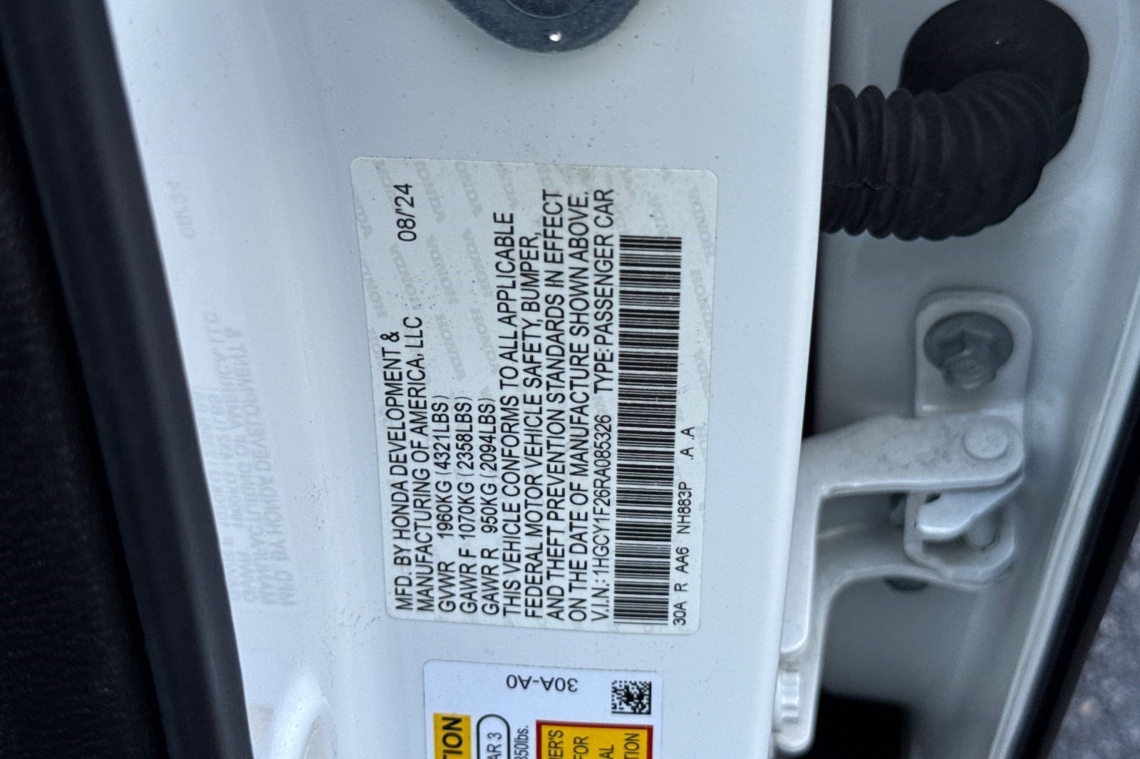 Certified 2024 Honda Accord LX image 27