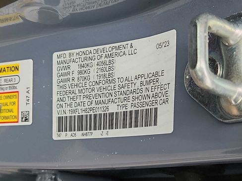 Certified 2023 Honda Civic Sport Touring image 27