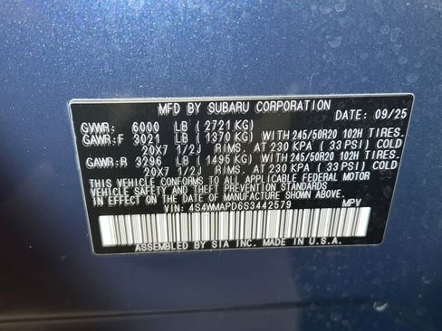 Used 2025 Subaru Ascent Limited AWD/4WD image 34