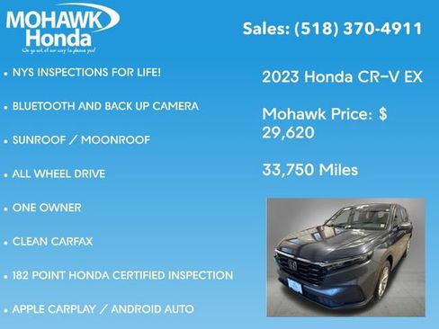 Certified 2023 Honda CR-V EX image 8