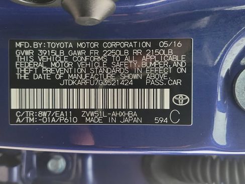 Used 2016 Toyota Prius Four Touring FWD image 24