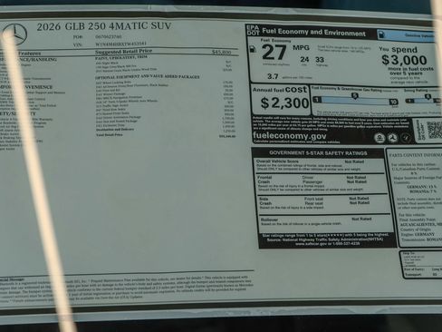 Used 2026 Mercedes-Benz GLB 250 4MATIC image 36