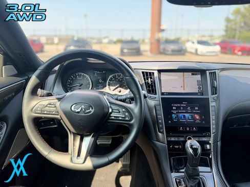 Used 2023 INFINITI Q50 Red Sport 400 w/ Black Opal Edition AWD/4WD image 26